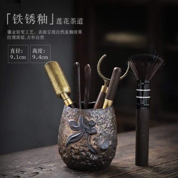 Ebony tea set tools set